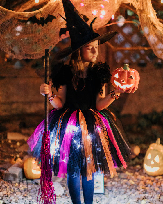 Fairy Skirt, Colorful Witches, Halloween Girls