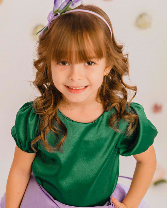 Green Blouse, Spring Flower Celebration