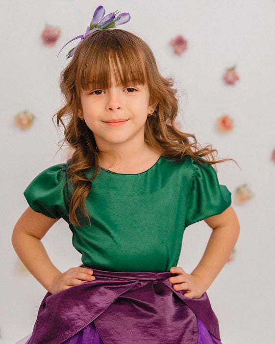 Green Blouse, Spring Flower Celebration