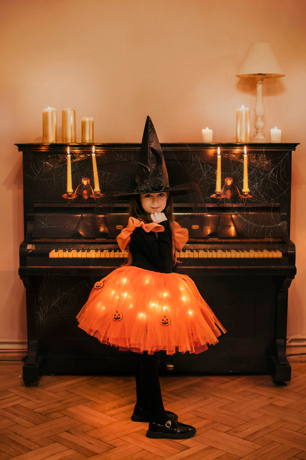 Pumpkin Fairy Skirt, Autumn Fairy, Orange Halloween