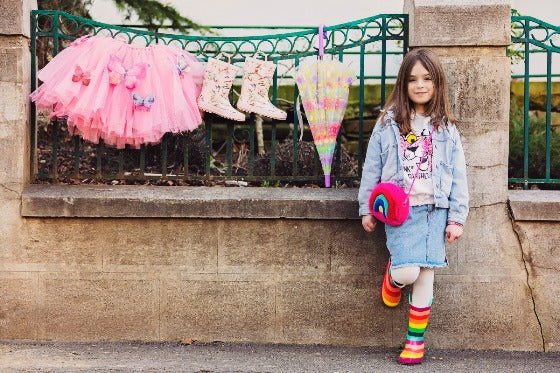 Fustița Fluturaș Roz