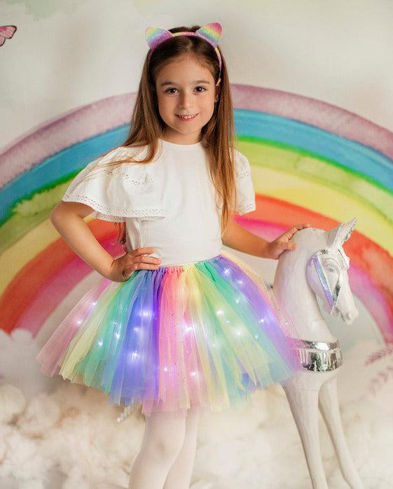 Fustița Pastelată Curcubeu